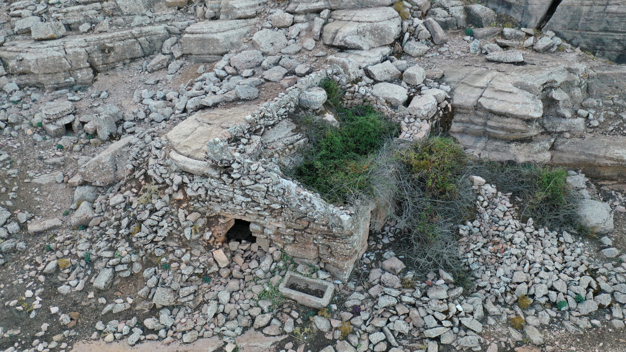 Elementos de piedra seca